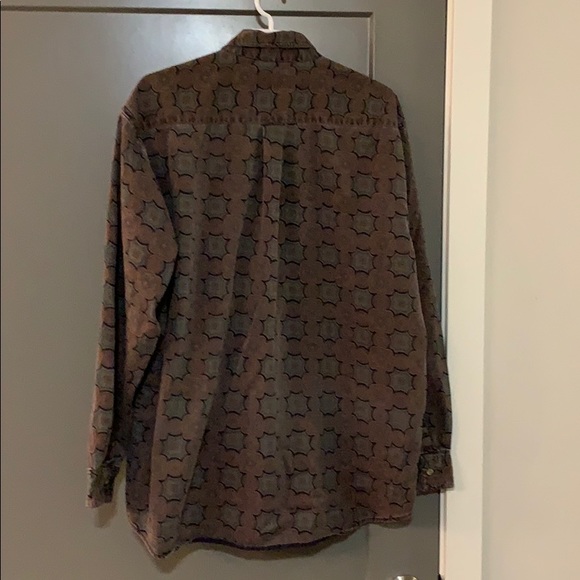 Paisley button down men’s size large - Picture 6 of 7